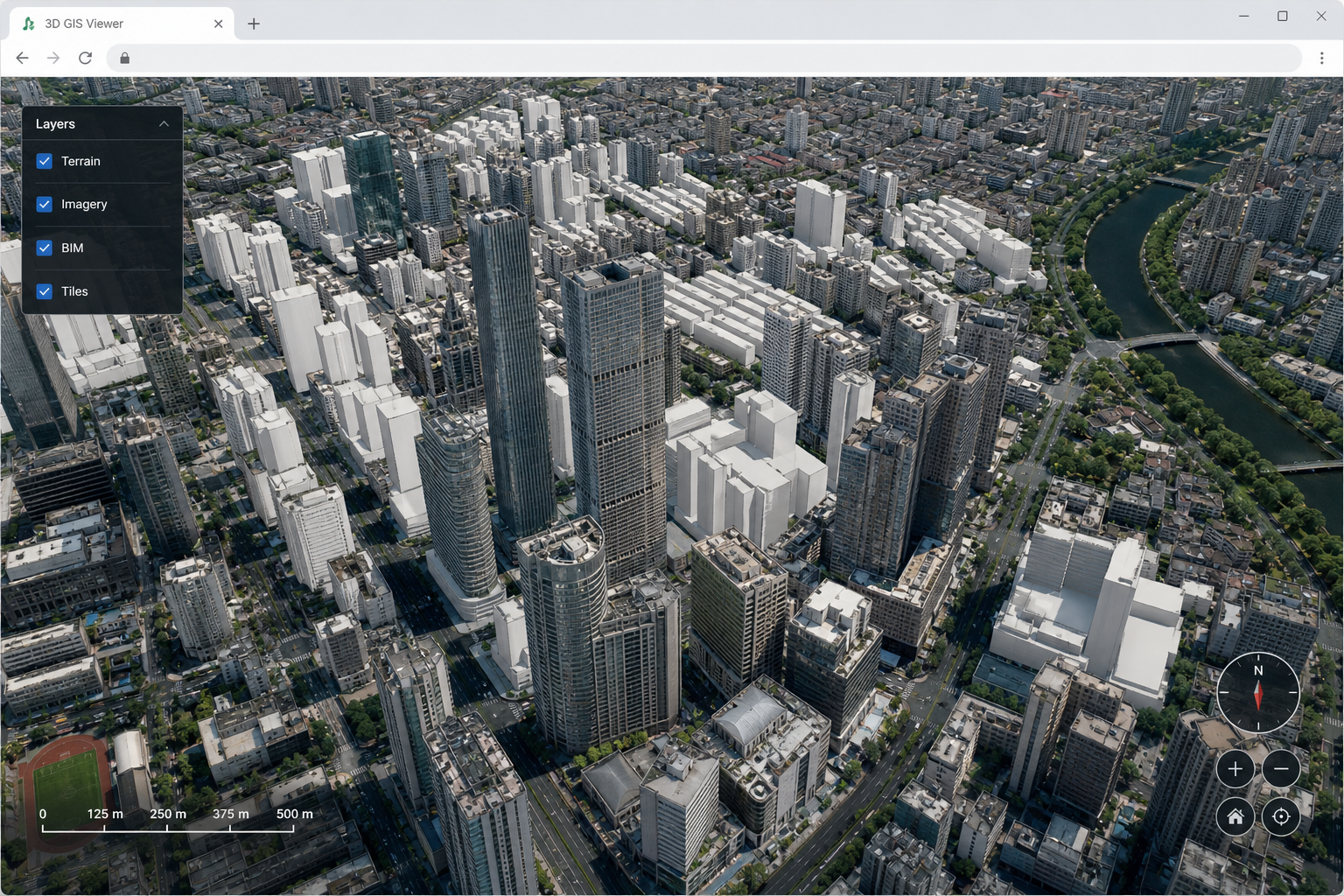 住建城市场景示意